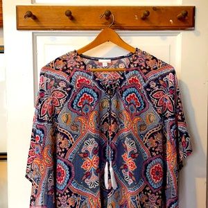 Bright, paisley top from Westport 1962, Size S